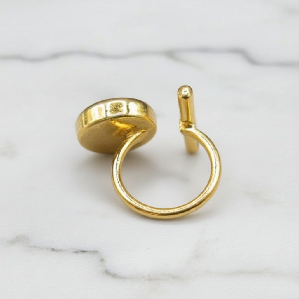 Freshwater Gold Plated Real Pearl Ring