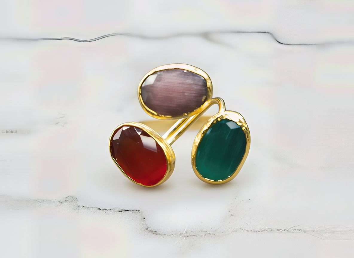 Cat’s Eye Quartz Stone Ring