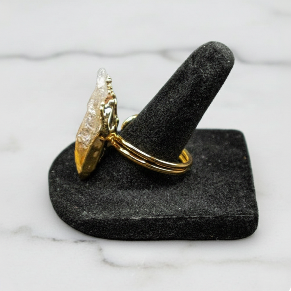 Natural Citrine Gemstone Ring