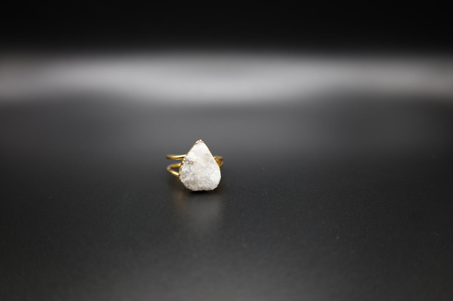 Glistening Sugar Druzy Ring