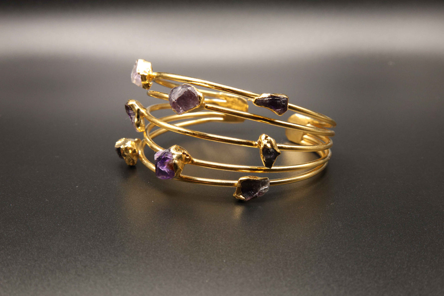 Violet Serenity Amethyst Bracelet