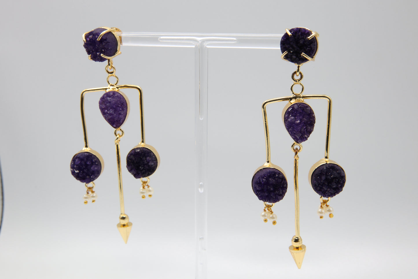 Fairy Dust Druzy Earrings