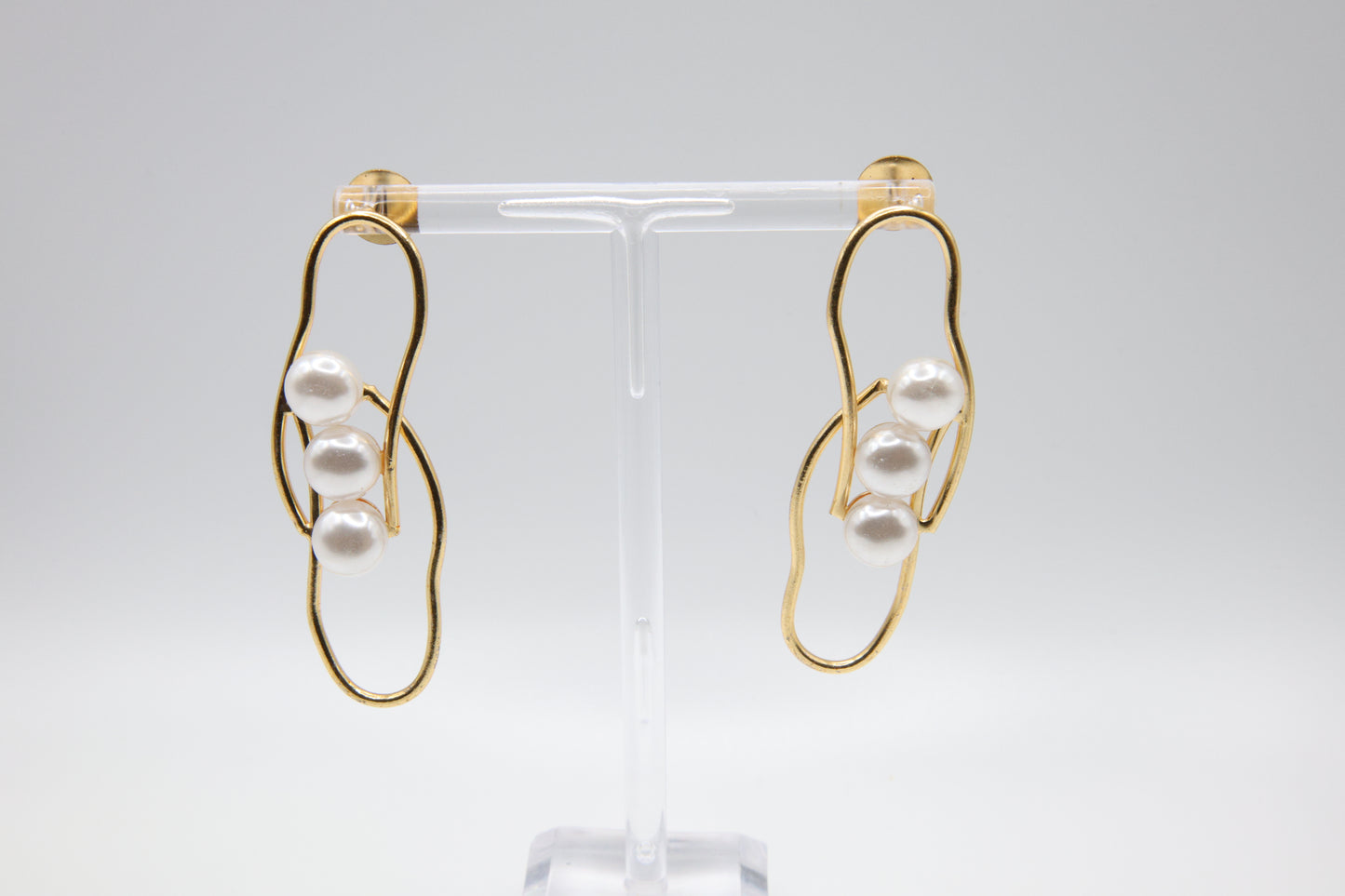 Modern Mother of Pearl Earrings