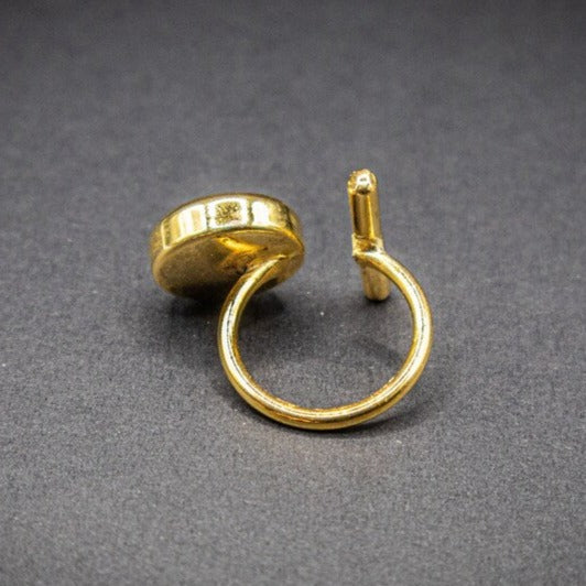 Freshwater Gold Plated Real Pearl Ring