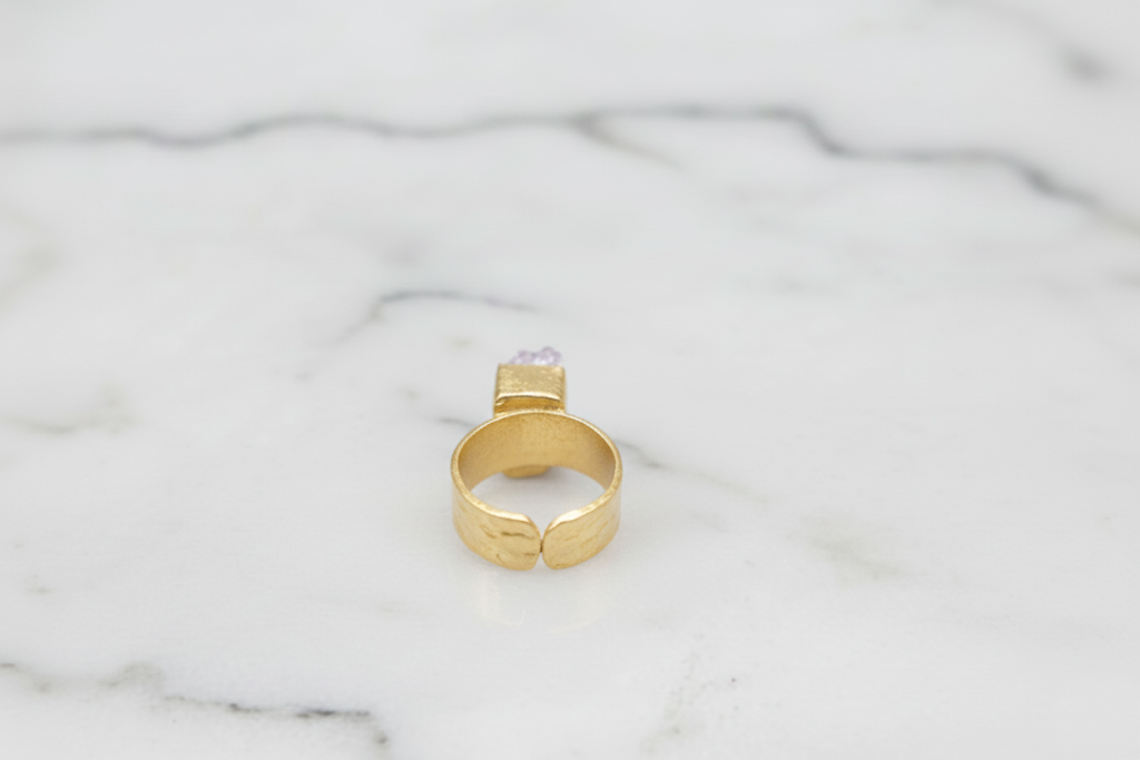 Lilac Whisper Amethyst Ring