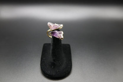 Celestial Ember Amethyst Ring