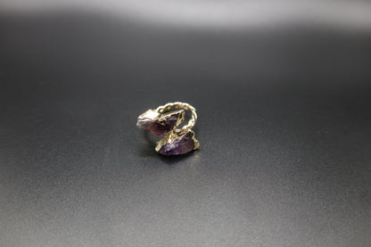 Celestial Ember Amethyst Ring