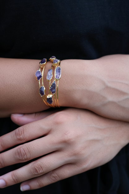 Violet Serenity Amethyst Bracelet