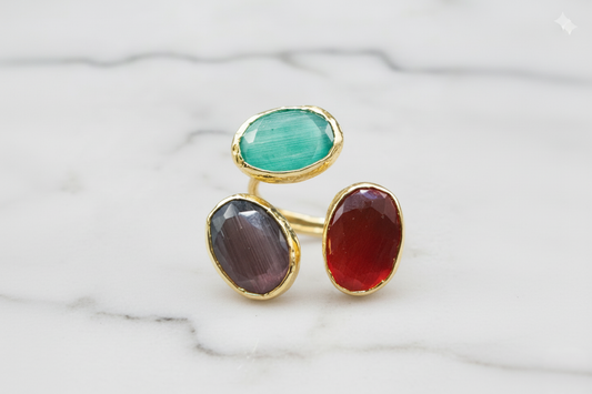 Cat’s Eye Quartz Stone Ring