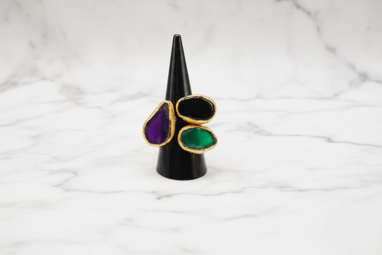 Multi Stones Combination Ring