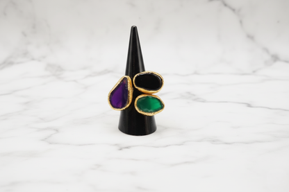 Multi Stones Combination Ring