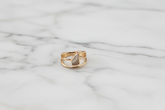 Petite Plum Amethyst Ring