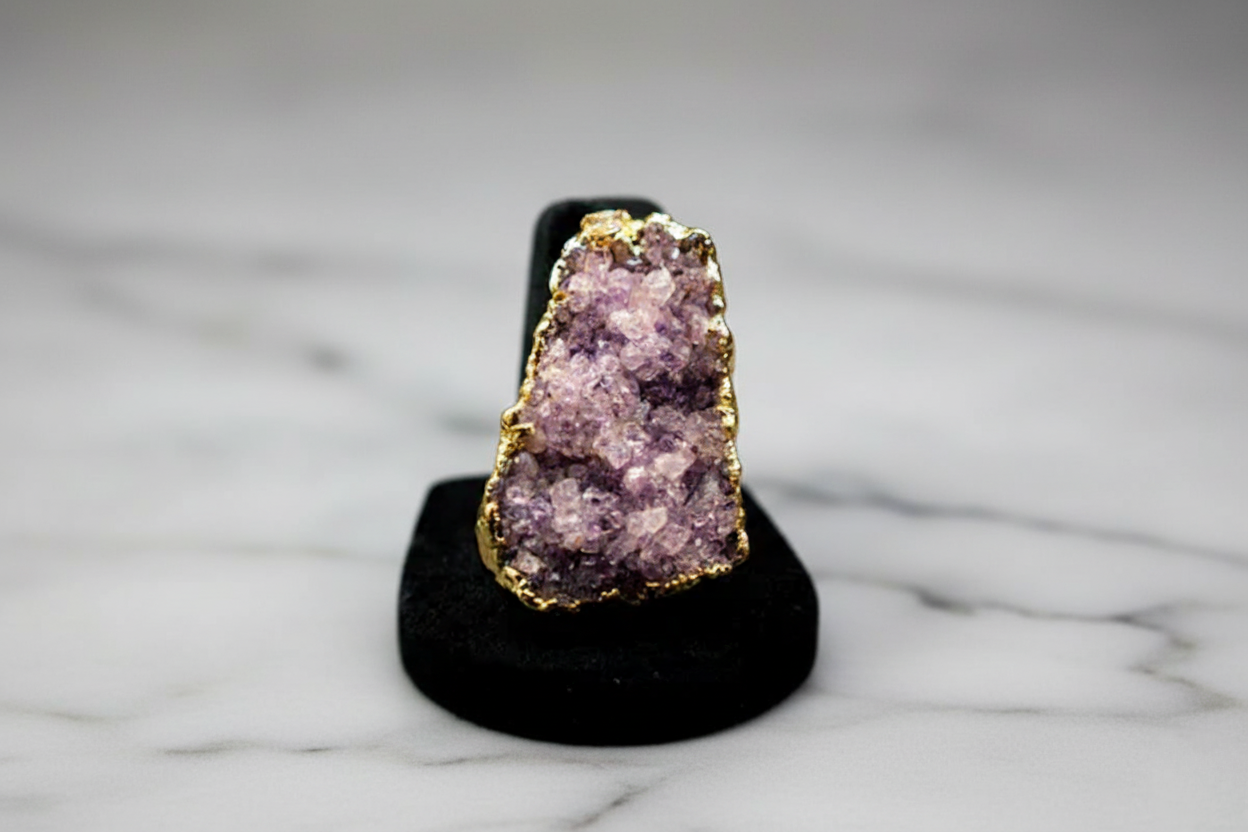 Purple Amethyst Ring