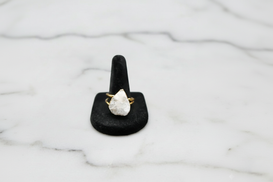 Glistening Sugar Druzy Ring