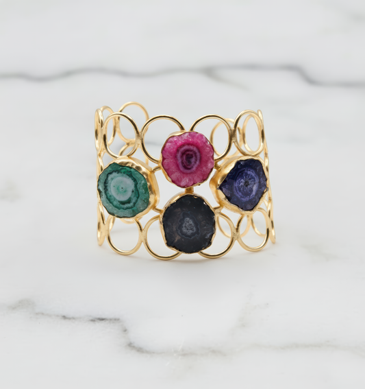 Multi Color Solar Quartz Bracelet