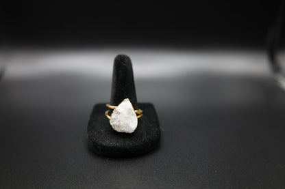 Glistening Sugar Druzy Ring