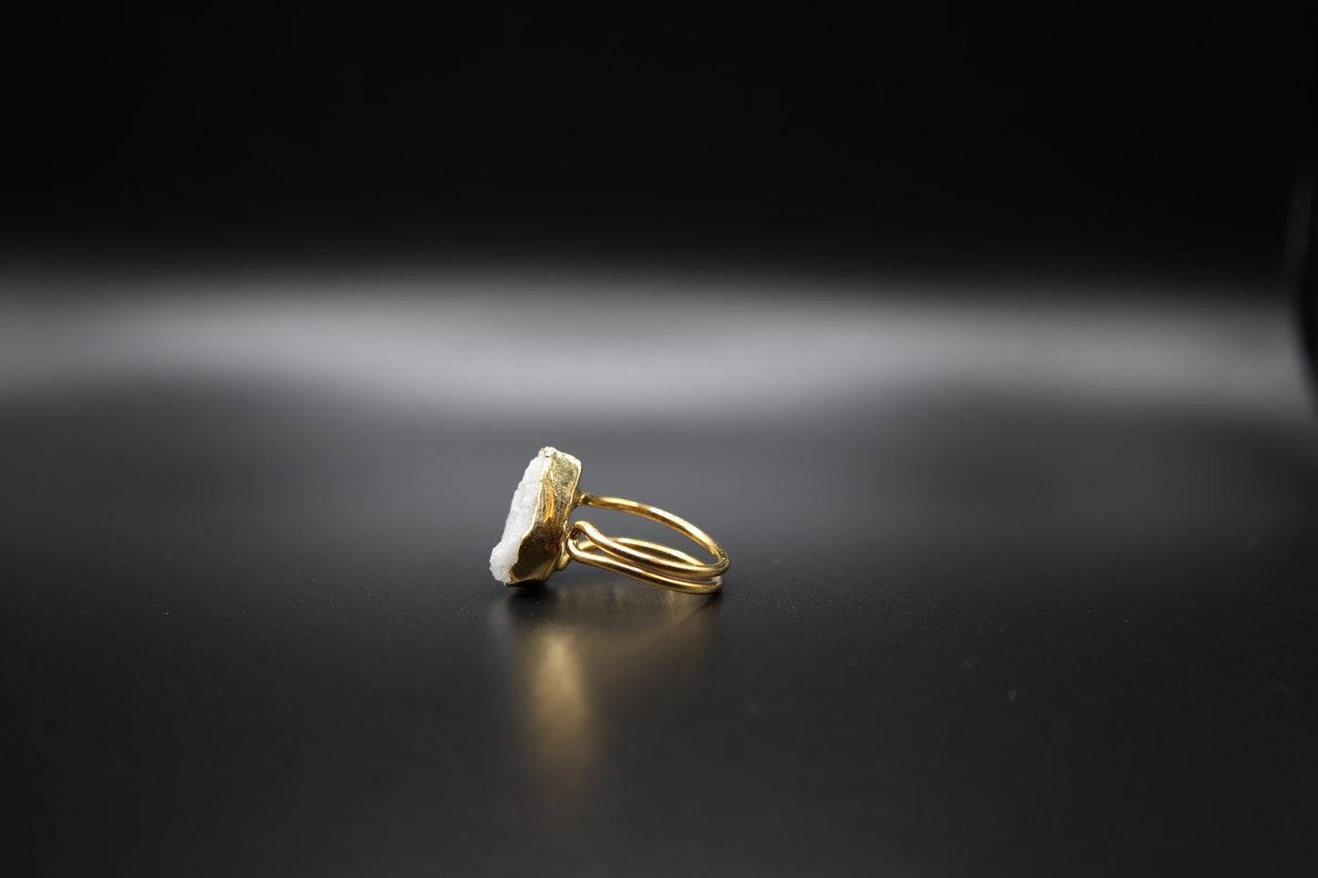 Glistening Sugar Druzy Ring