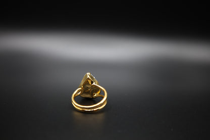 Glistening Sugar Druzy Ring