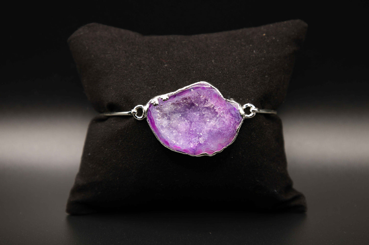 Natural Agate Slice Bracelet