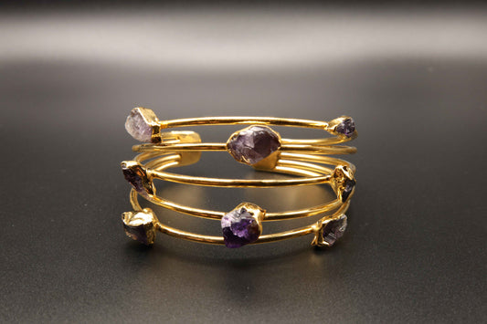 Violet Serenity Amethyst Bracelet