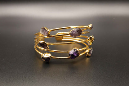 Violet Serenity Amethyst Bracelet