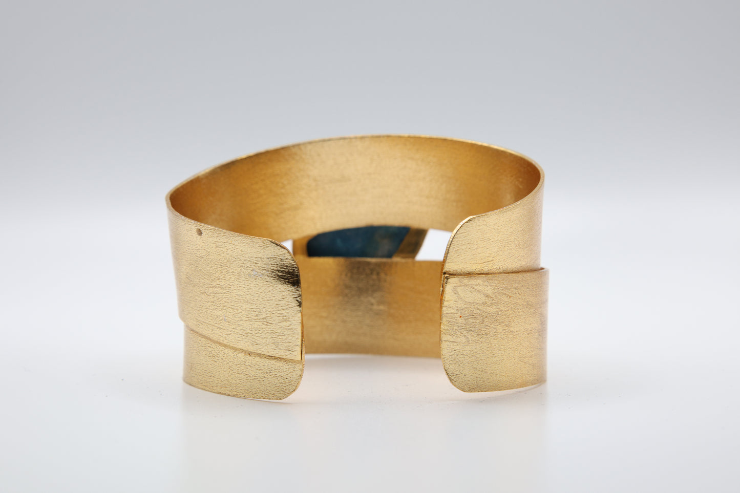 Blue Sugar Druzy Cuff Bracelet