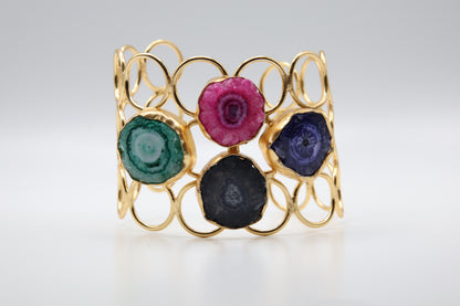 Multi Color Solar Quartz Bracelet