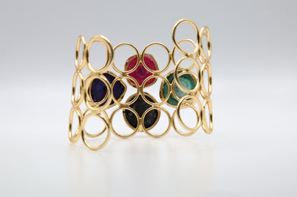 Multi Color Solar Quartz Bracelet