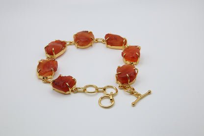 Phoenix Carnelian Agate Bracelet