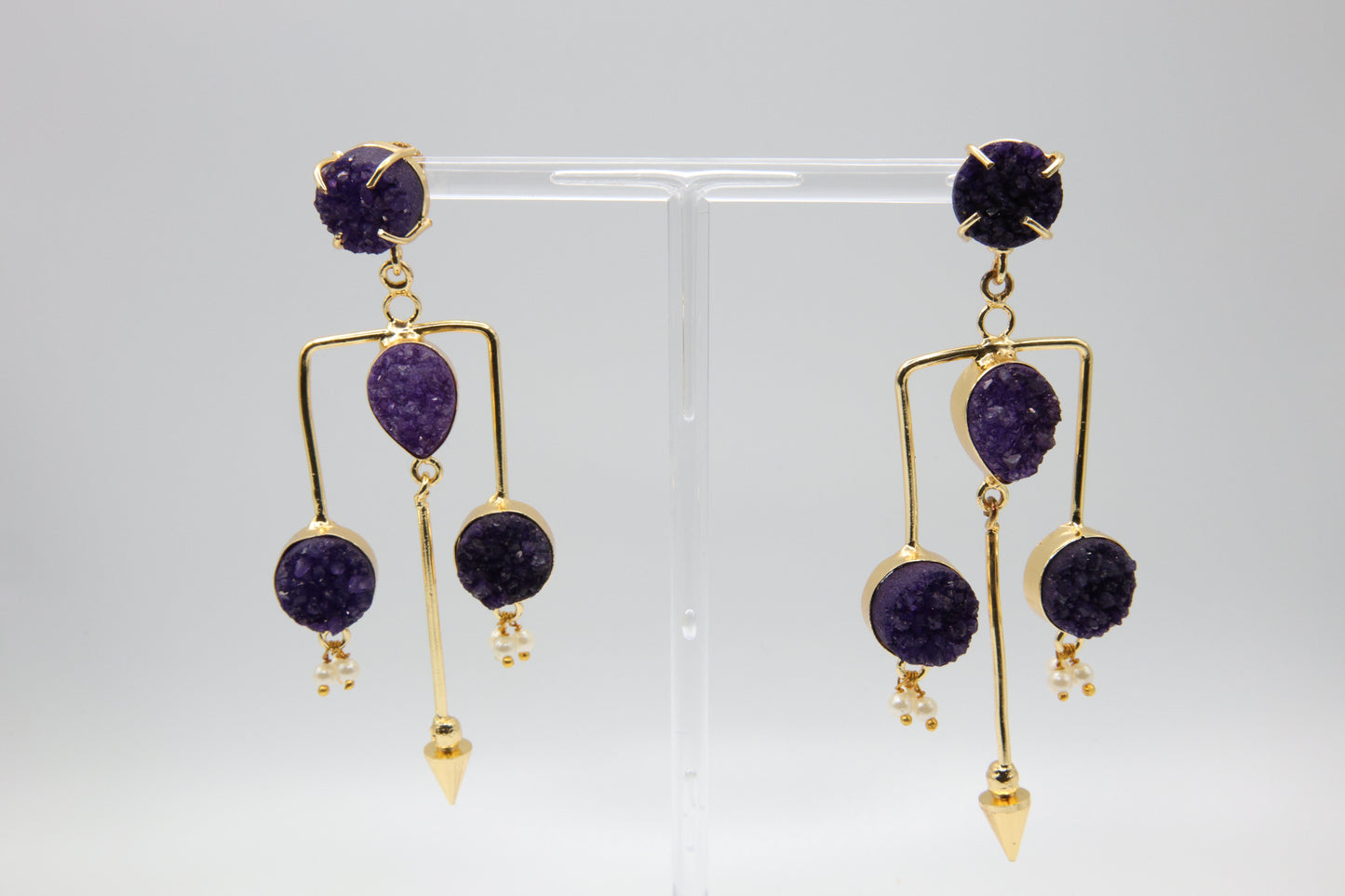 Fairy Dust Druzy Earrings