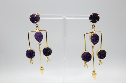 Fairy Dust Druzy Earrings