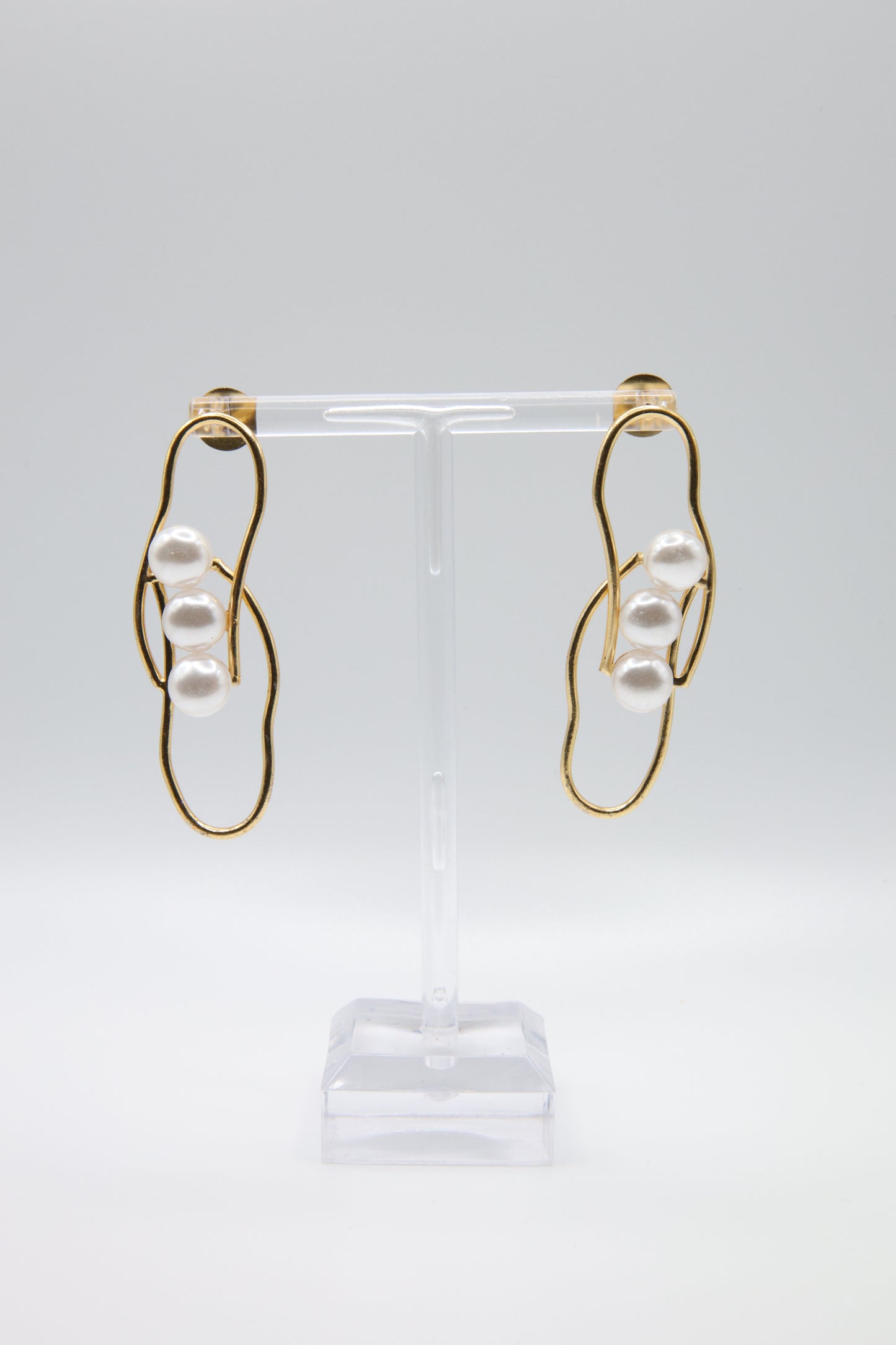 Modern Mother of Pearl Earrings