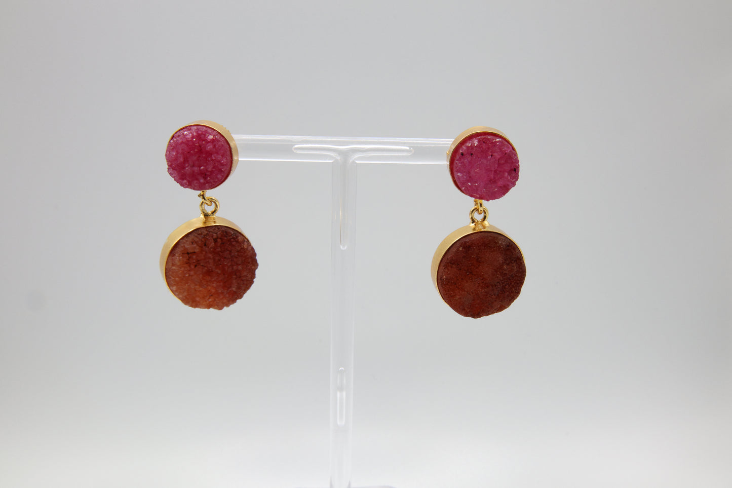 Frosted Druzy Earrings