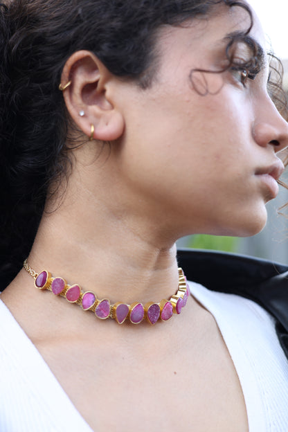 Starlight Sugar Druzy Necklace