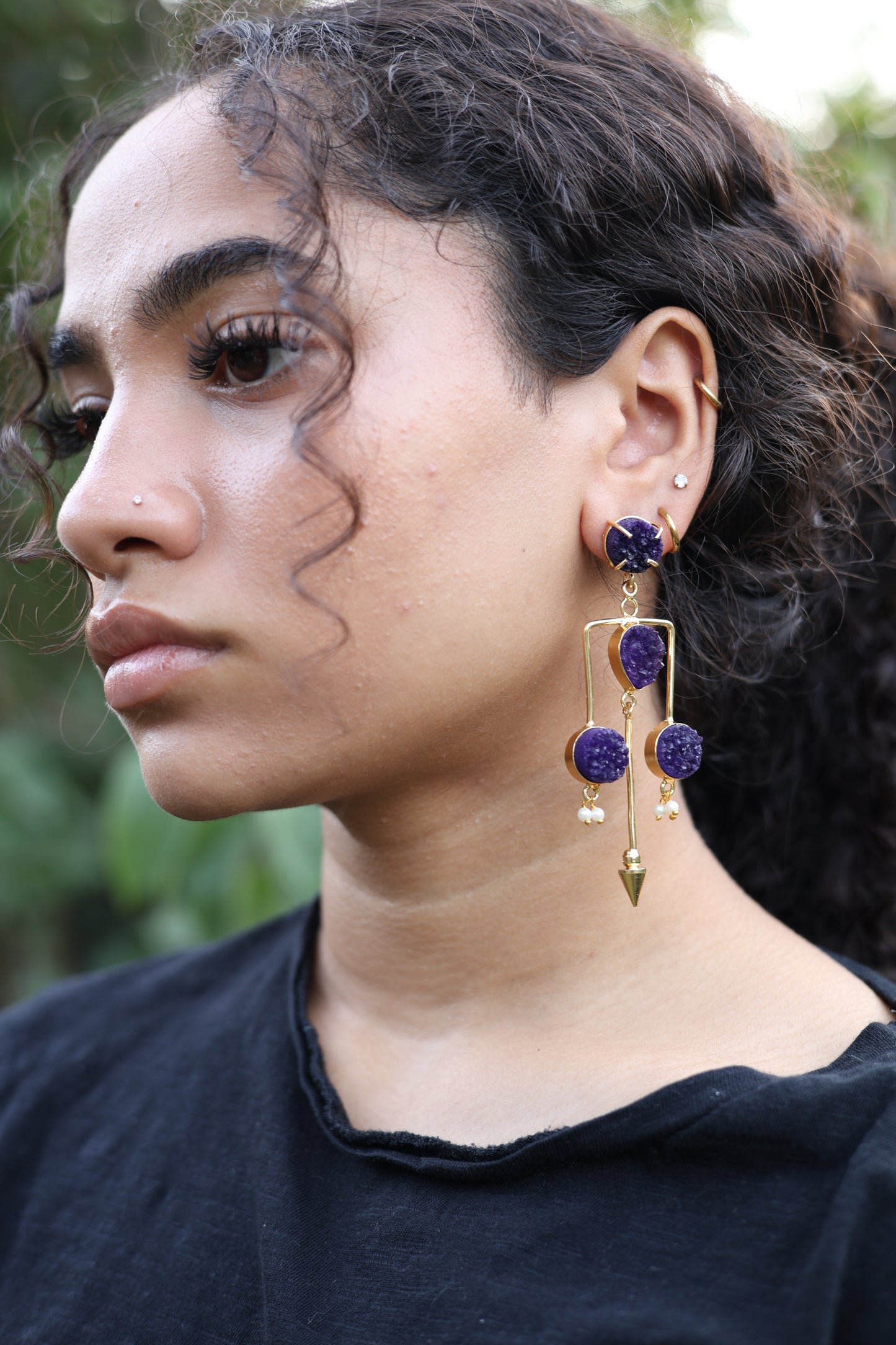 Fairy Dust Druzy Earrings