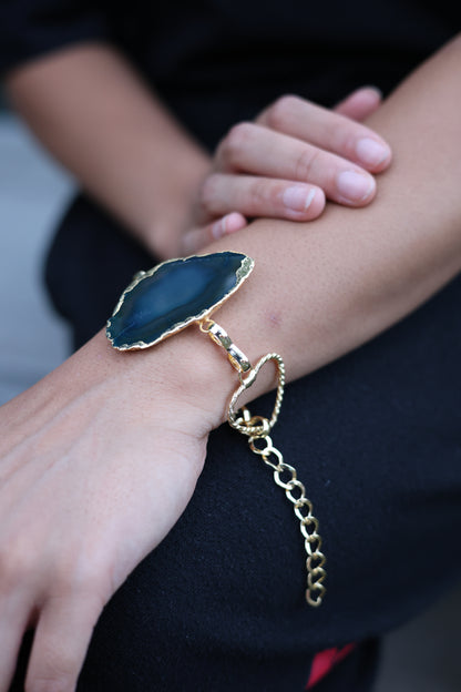 Blue Lagoon Agate Bracelet