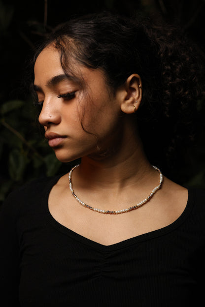 Mother of Pearl Layering Choker