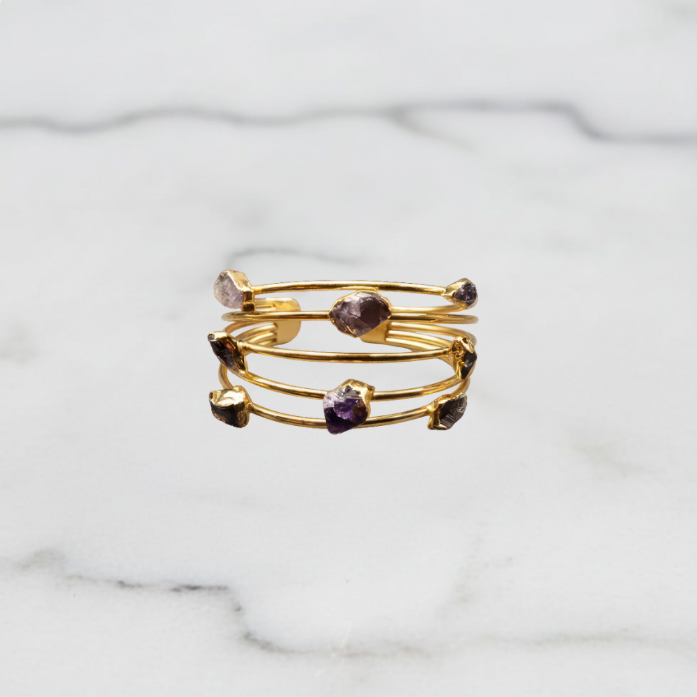 Violet Serenity Amethyst Bracelet