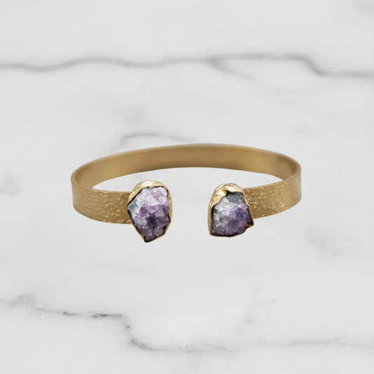 Luminous Ends Amethyst Bracelet