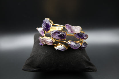 Violet Serenity Amethyst Bracelet