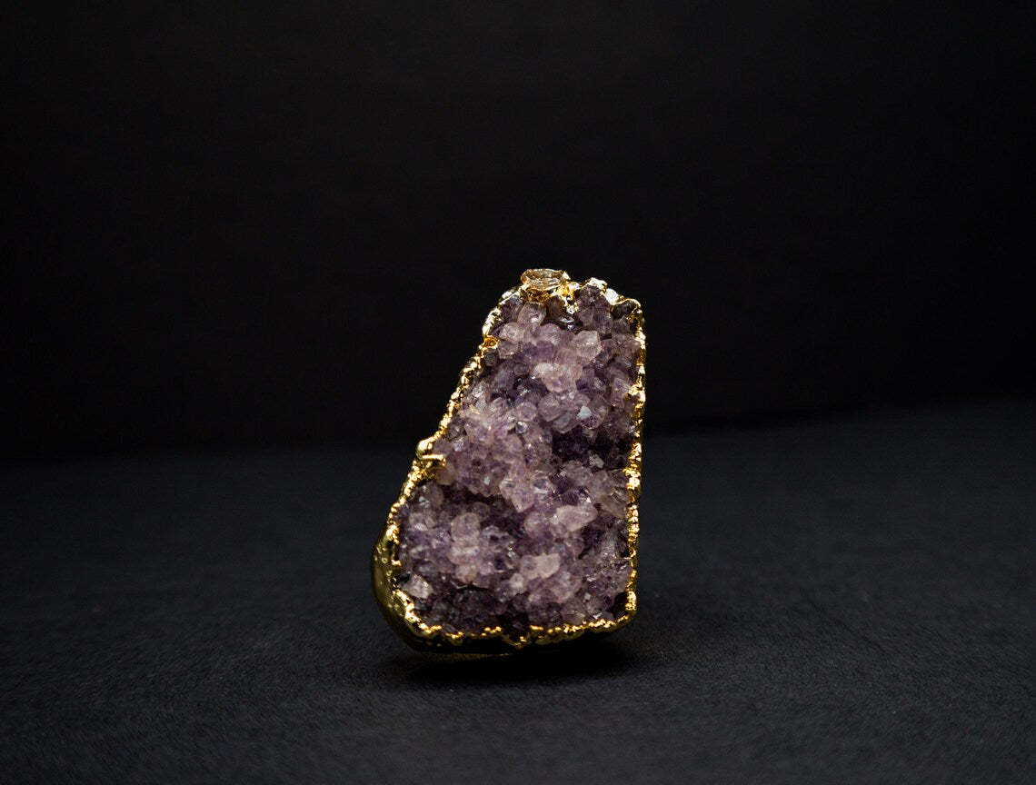 Purple Amethyst Ring