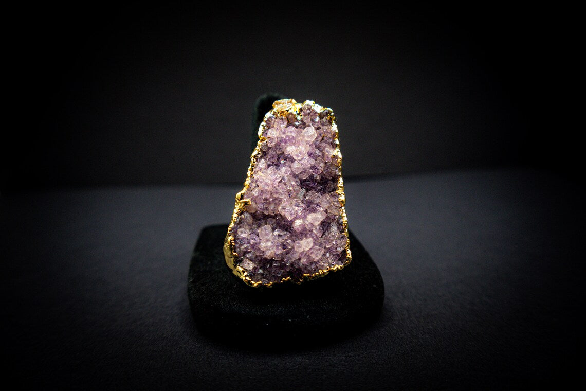 Purple Amethyst Ring