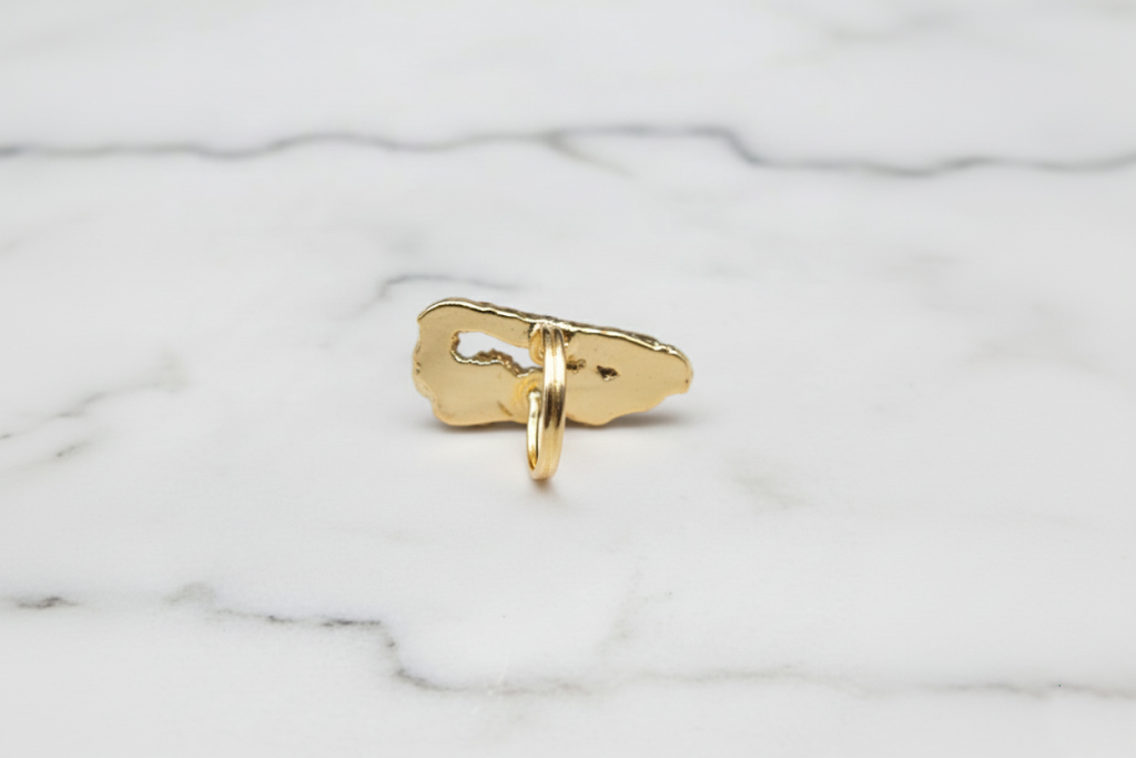 Mystic Purple Agate Geode Ring